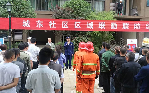 【区域联防 协同作战】咸丰消防组织开展区域联勤联防应急演练